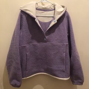 Outdoor Voices Mega Fleece Sherpa Pullover Small